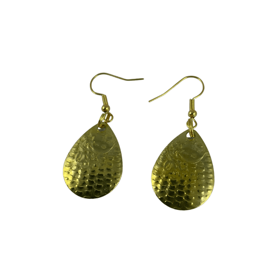 Boucles d'oreilles à lame rotative en chartreuse teintée Colorado Dyed Spinner 