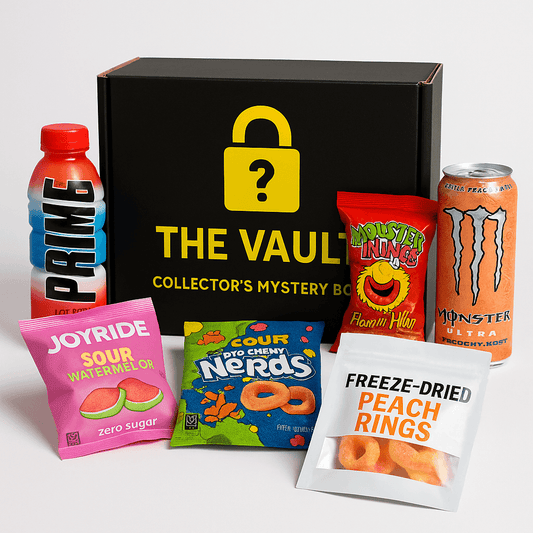 The Vault 🔒 – Collector’s Mystery Box of Rare Snacks & Imports