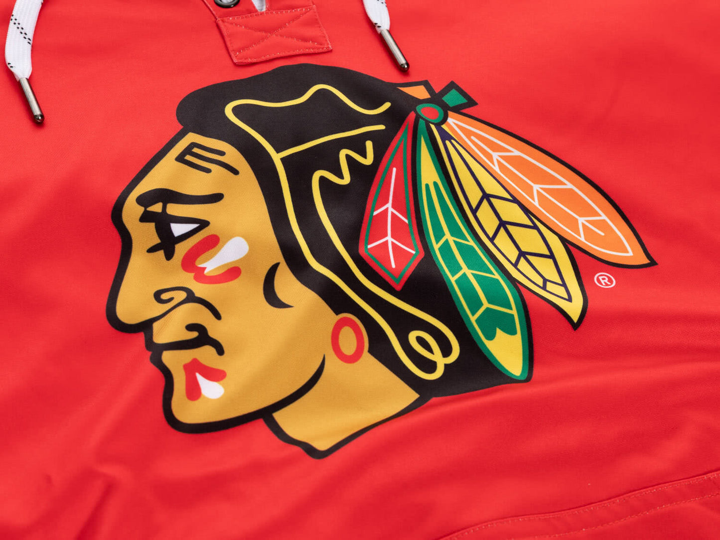 Chicago Blackhawks Hockey Lace Hoodie - www.Shopthatapp.com #