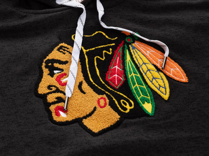 Chicago Blackhawks Muskoka Hoodie -Black Edition - www.Shopthatapp.com