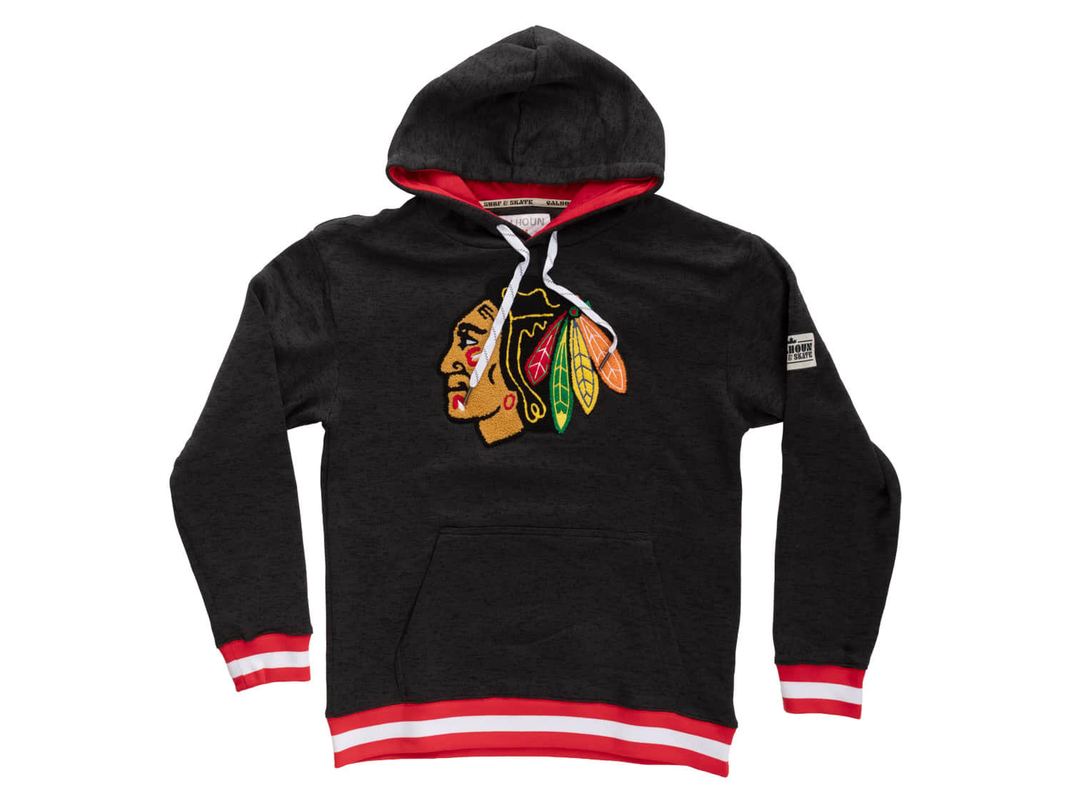 Chicago Blackhawks Muskoka Hoodie -Black Edition - www.Shopthatapp.com
