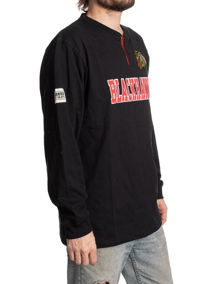 NHL Chicago Blackhawks Long Sleeve Henley - www.Shopthatapp.com