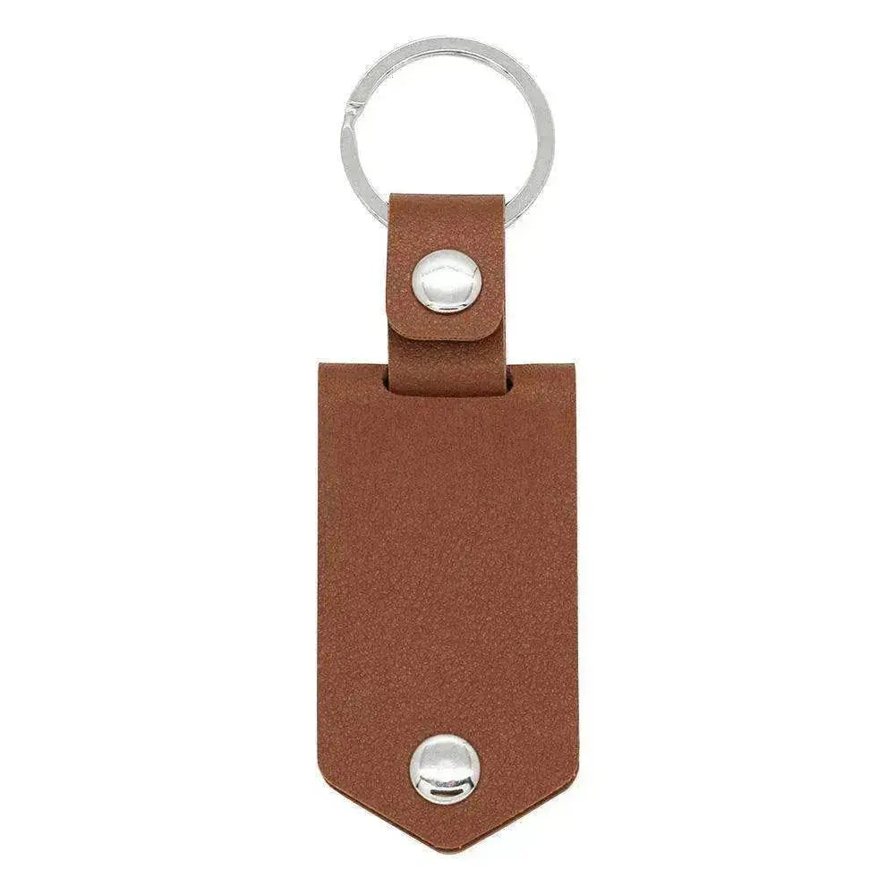 Chick & Unique Leather Photo Stainless steel UV Color Printed Keychain - www.Shopthatapp.com