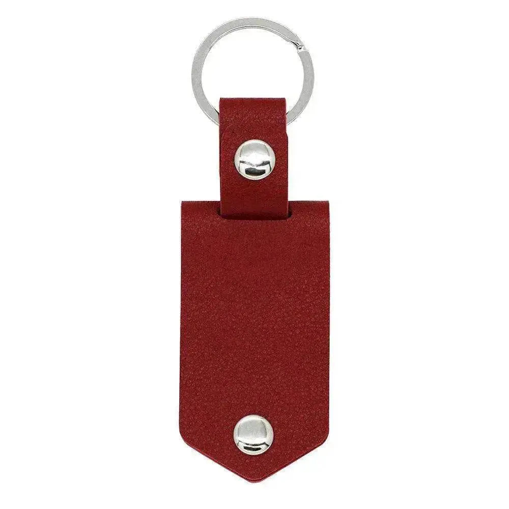 Chick & Unique Leather Photo Stainless steel UV Color Printed Keychain - www.Shopthatapp.com