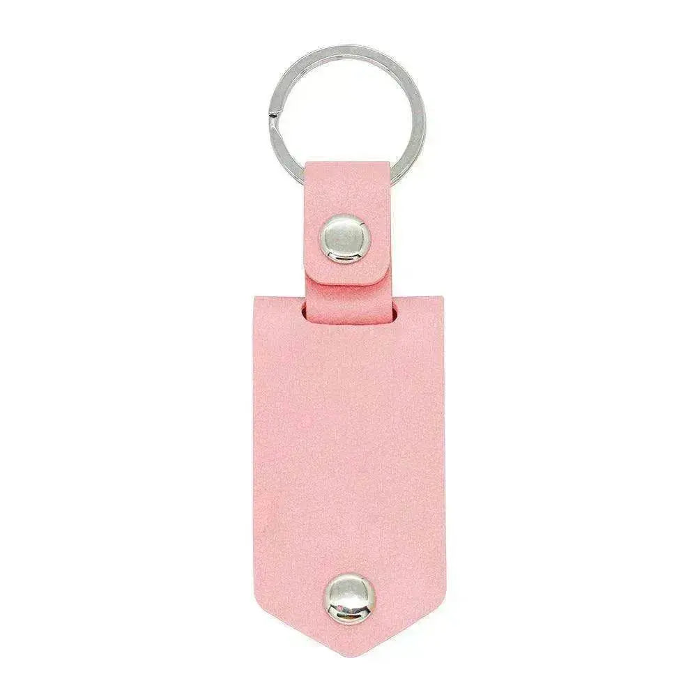 Chick & Unique Leather Photo Stainless steel UV Color Printed Keychain - www.Shopthatapp.com