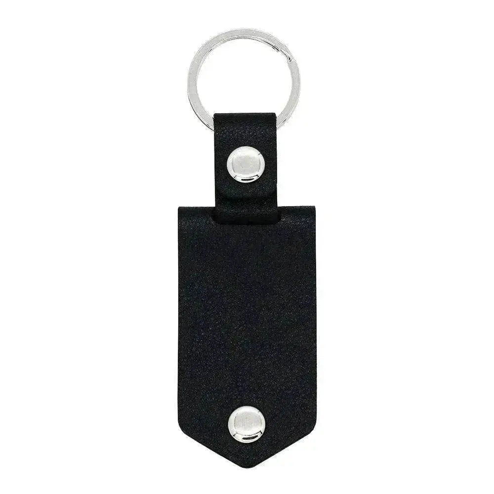 Chick & Unique Leather Photo Stainless steel UV Color Printed Keychain - www.Shopthatapp.com