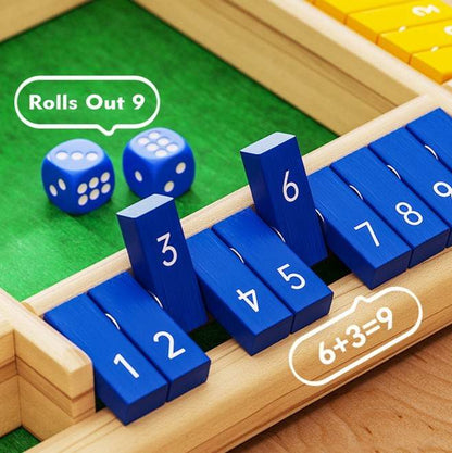 Children Dice Game,2-4 Player Family Wooden Board Table Math Games For Adults And Kids. - www.Shopthatapp.com #