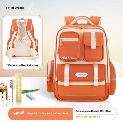 Children's Spine Protection Backpack Multi-compartment Burden Reduction Schoolbag - www.Shopthatapp.com #