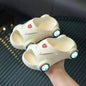 Children's Cartoon Car Glowing Sandals: Anti-Slip Luminous Beach Shoes - www.Shopthatapp.com
