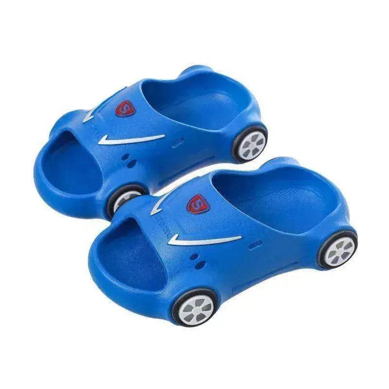 Children's Cartoon Car Glowing Sandals: Anti-Slip Luminous Beach Shoes - www.Shopthatapp.com