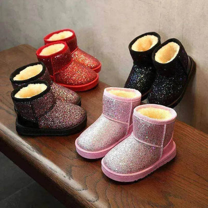 Children's snow boots in sequins - www.Shopthatapp.com