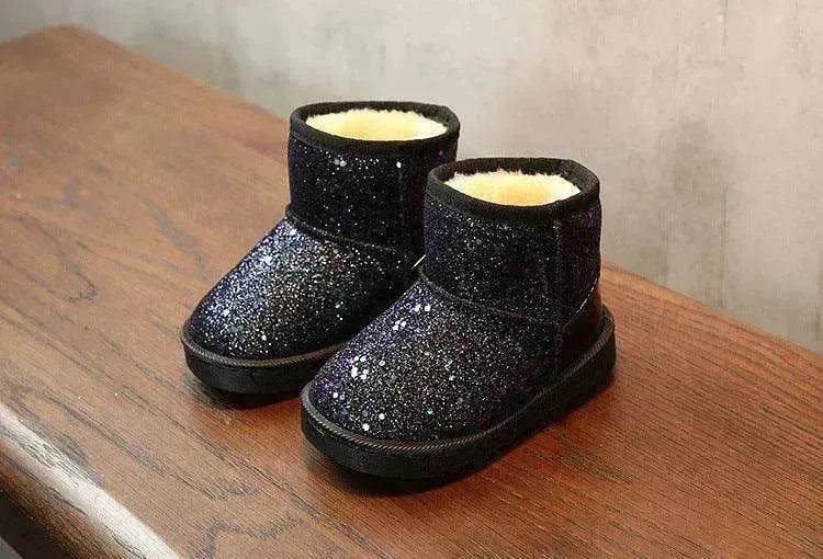 Children's snow boots in sequins - www.Shopthatapp.com