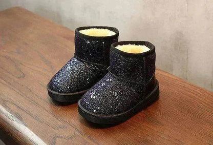 Children's snow boots in sequins - www.Shopthatapp.com