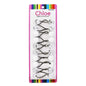 Chloe Hair Baubles - White & Clear #BR2620WC - www.Shopthatapp.com