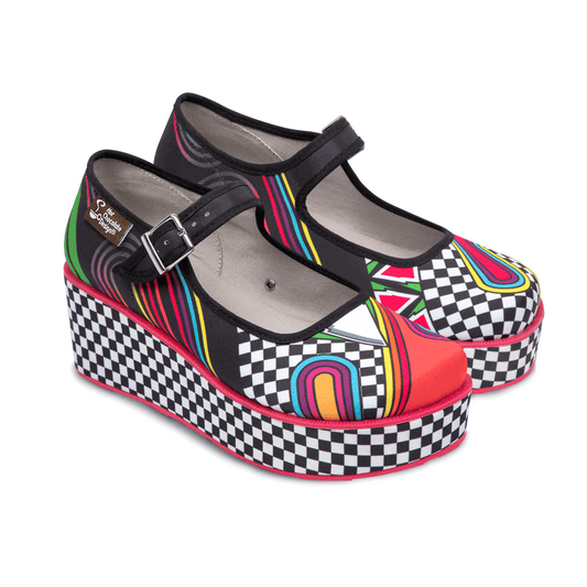 Chocolaticas® 1980 Women's Mary Jane Platform-Women/Teen Girls shoes-www.Shopthatapp.com-Retro Eclectic
