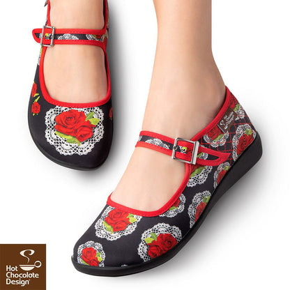 Chocolaticas® ANDALUCIA Women's Mary Jane Flat - Www.Shopthatapp.com