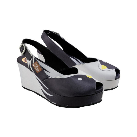 Chocolaticas® BLACK BIRD Women's Sandal - www.Shopthatapp.com