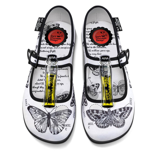 Chocolaticas® BUTTERFLY LESSON Women's Mary Jane Flat - www.Shopthatapp.com