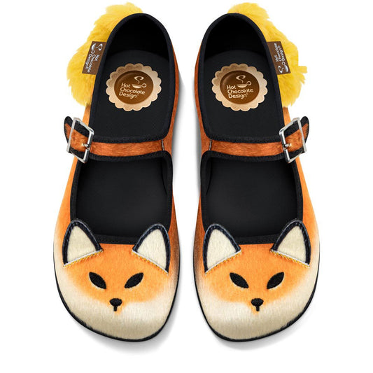 Chocolaticas® FOX Women's Mary Jane Flat - www.Shopthatapp.com