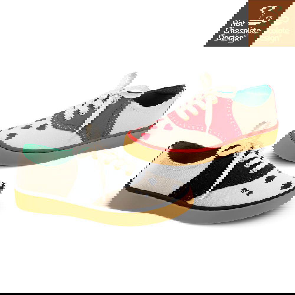 Chocolaticas® HEARTS Sneakers - Www.Shopthatapp.com