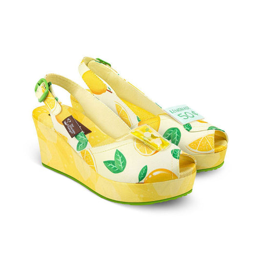 Chocolaticas® LEMONADE STAND Women's Sandal-Women/Teen Girls shoes-www.Shopthatapp.com-Retro Eclectic