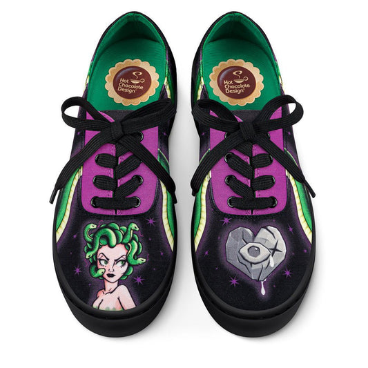 Chocolaticas® PETRIFIED LOVE Sneakers-Women and girls shoes-www.Shopthatapp.com-Retro Eclectic