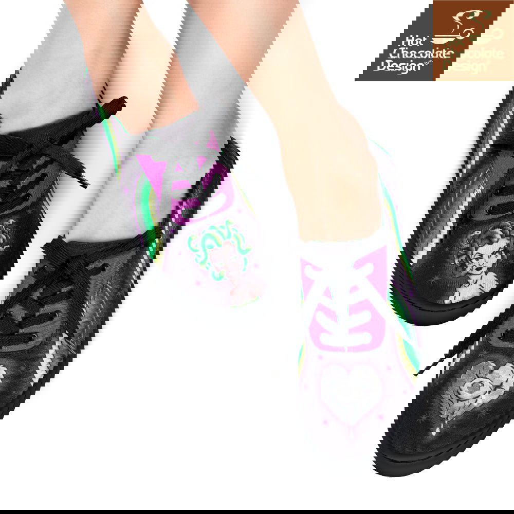 Chocolaticas® PETRIFIED LOVE Sneakers - Www.Shopthatapp.com