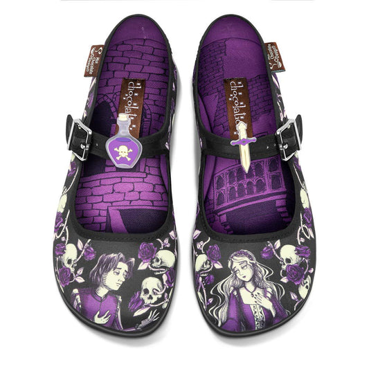 Chocolaticas® ROMEO AND JULIET Women's Mary Jane Flat-Women/Teen Girls shoes-www.Shopthatapp.com-Retro Eclectic