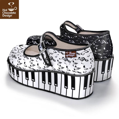 Chocolaticas® THANK YOU MUSIC Women's Mary Jane Platform-Women/Teen Girls shoes-www.Shopthatapp.com-Retro Eclectic