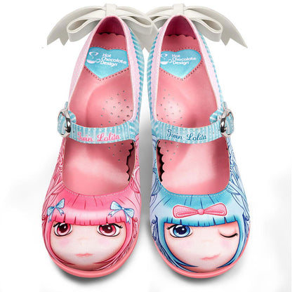 Chocolaticas® TWIN LOLITA Women's Mary Jane Pump-Women/Teen Girls shoes-www.Shopthatapp.com-Retro Eclectic
