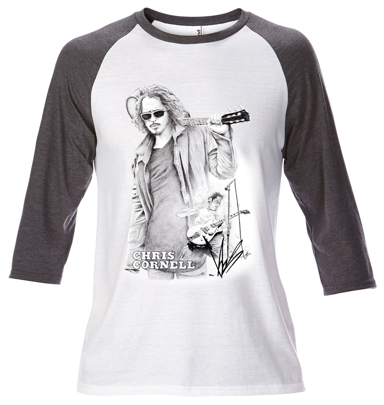 Baseball Tee - Chris Cornell - www.Shopthatapp.com