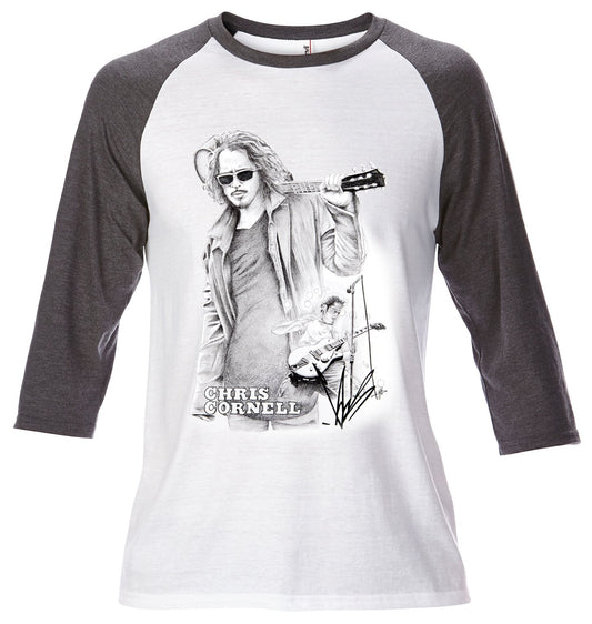 Baseball Tee - Chris Cornell - www.Shopthatapp.com