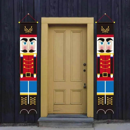 Christmas Decorations Walnut Soldier Couplet - www.Shopthatapp.com