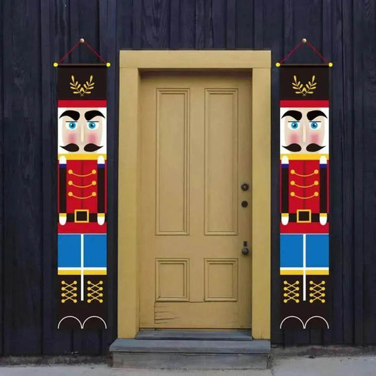 Christmas Decorations Walnut Soldier Couplet - www.Shopthatapp.com