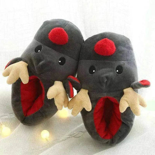 Christmas Shoes Cute Elk Home Slippers - www.Shopthatapp.com