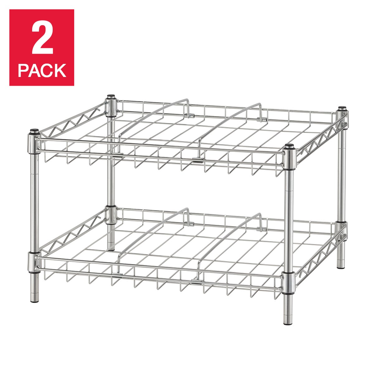 Chrome Can Organizer 2-pack-Home decor-www.Shopthatapp.com-Snake Oil Guru