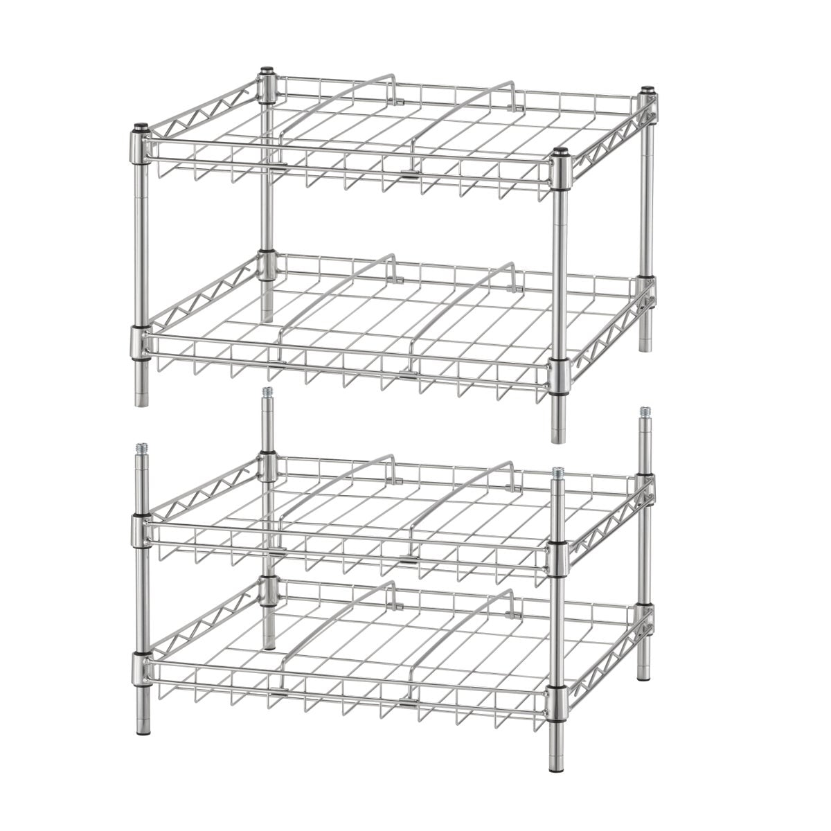 Chrome Can Organizer 2-pack-Home decor-www.Shopthatapp.com-Snake Oil Guru
