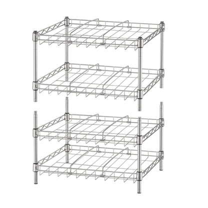 Chrome Can Organizer 2-pack-Home decor-www.Shopthatapp.com-Snake Oil Guru