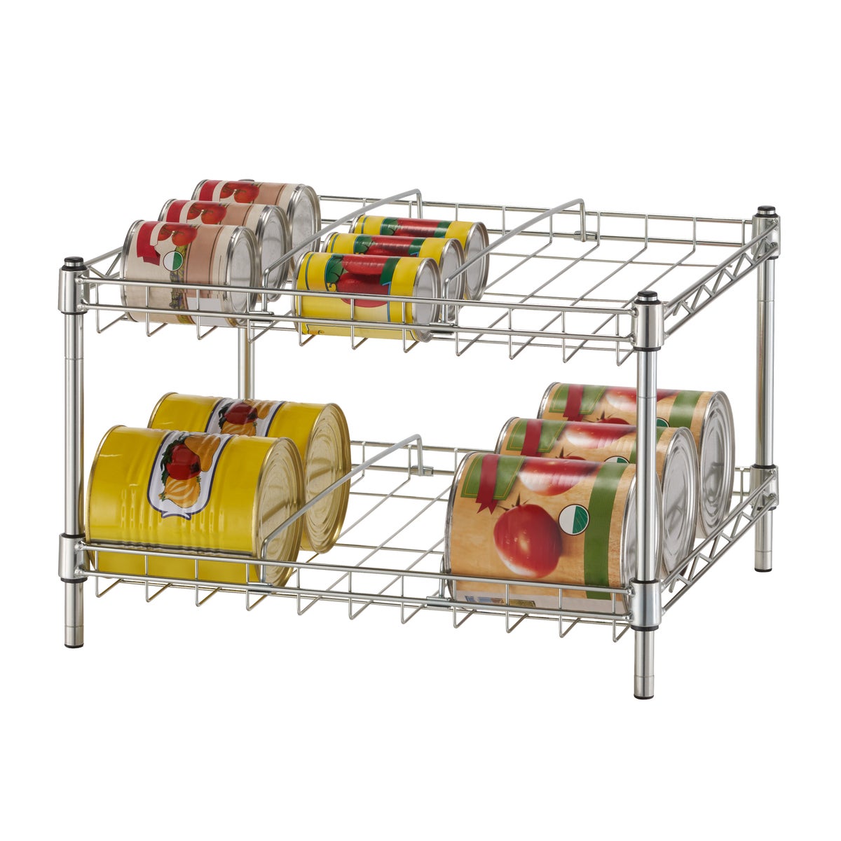 Chrome Can Organizer 2-pack-Home decor-www.Shopthatapp.com-Snake Oil Guru