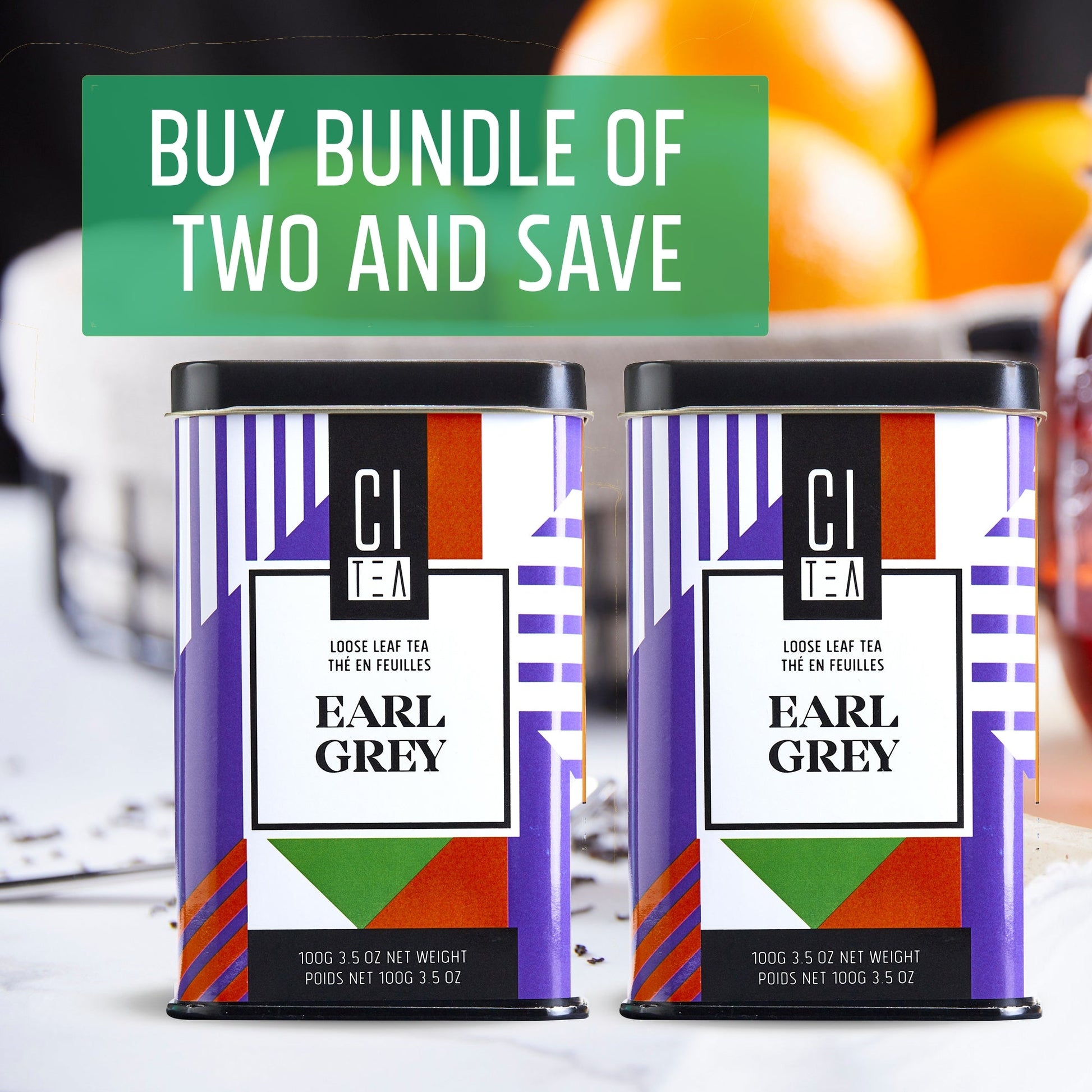 Earl Grey Loose Leaf Tea Bundle of Two - 200g - www.Shopthatapp.com
