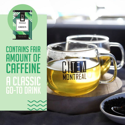 Organic Green Loose Leaf Tea with Teaball - 80g - www.Shopthatapp.com