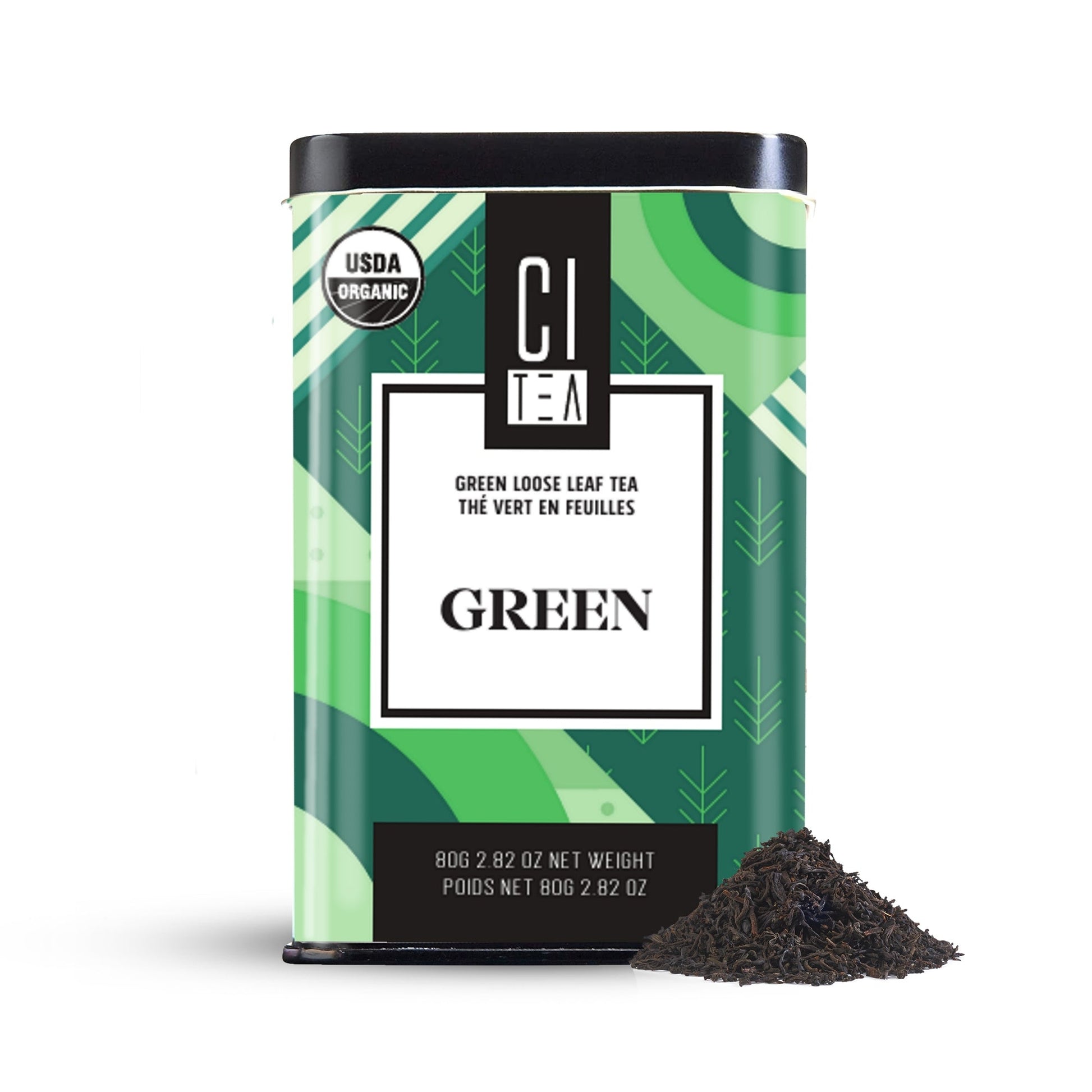 Organic Green Loose Leaf Tea with Teaball - 80g - www.Shopthatapp.com