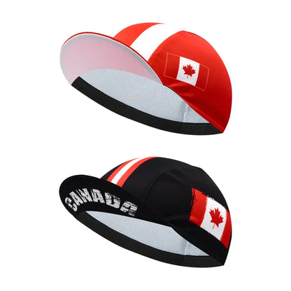 Classic Canada National Flag Pro Team Cycling Cap Riding Outdoor Sports MTB Bicycle Hat - www.Shopthatapp.com #