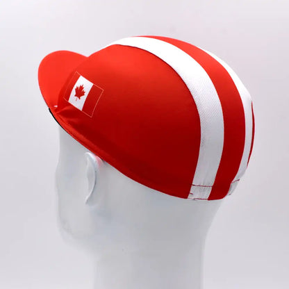 Classic Canada National Flag Pro Team Cycling Cap Riding Outdoor Sports MTB Bicycle Hat - www.Shopthatapp.com #
