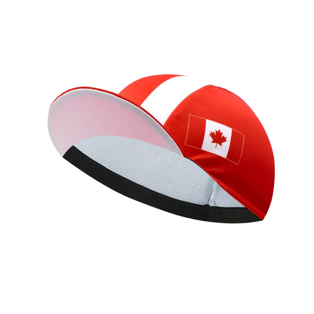 Classic Canada National Flag Pro Team Cycling Cap Riding Outdoor Sports MTB Bicycle Hat - www.Shopthatapp.com #