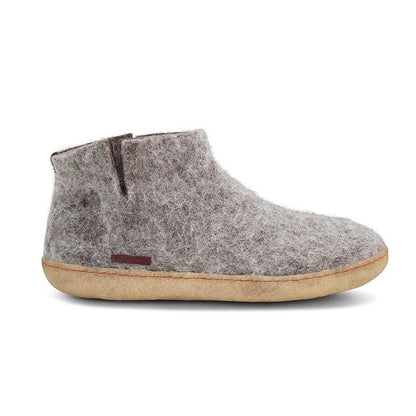 Classic Boot - Grey with Rubber-Shoes-www.Shopthatapp.com-Betterfelt Canada