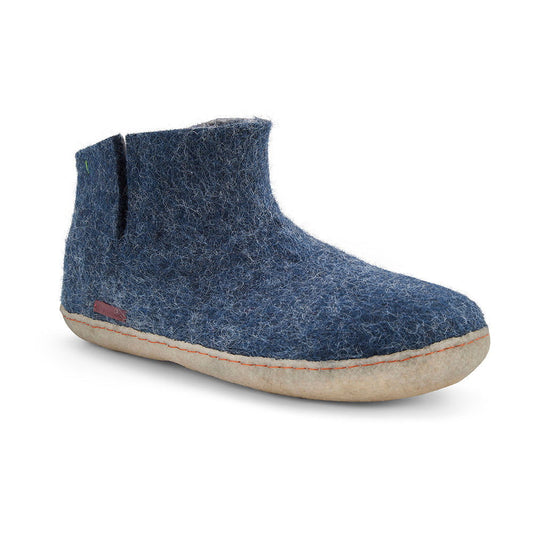 Classic Boot - Navy Blue with Rubber-Shoes-www.Shopthatapp.com-Size:49.0-Betterfelt Canada