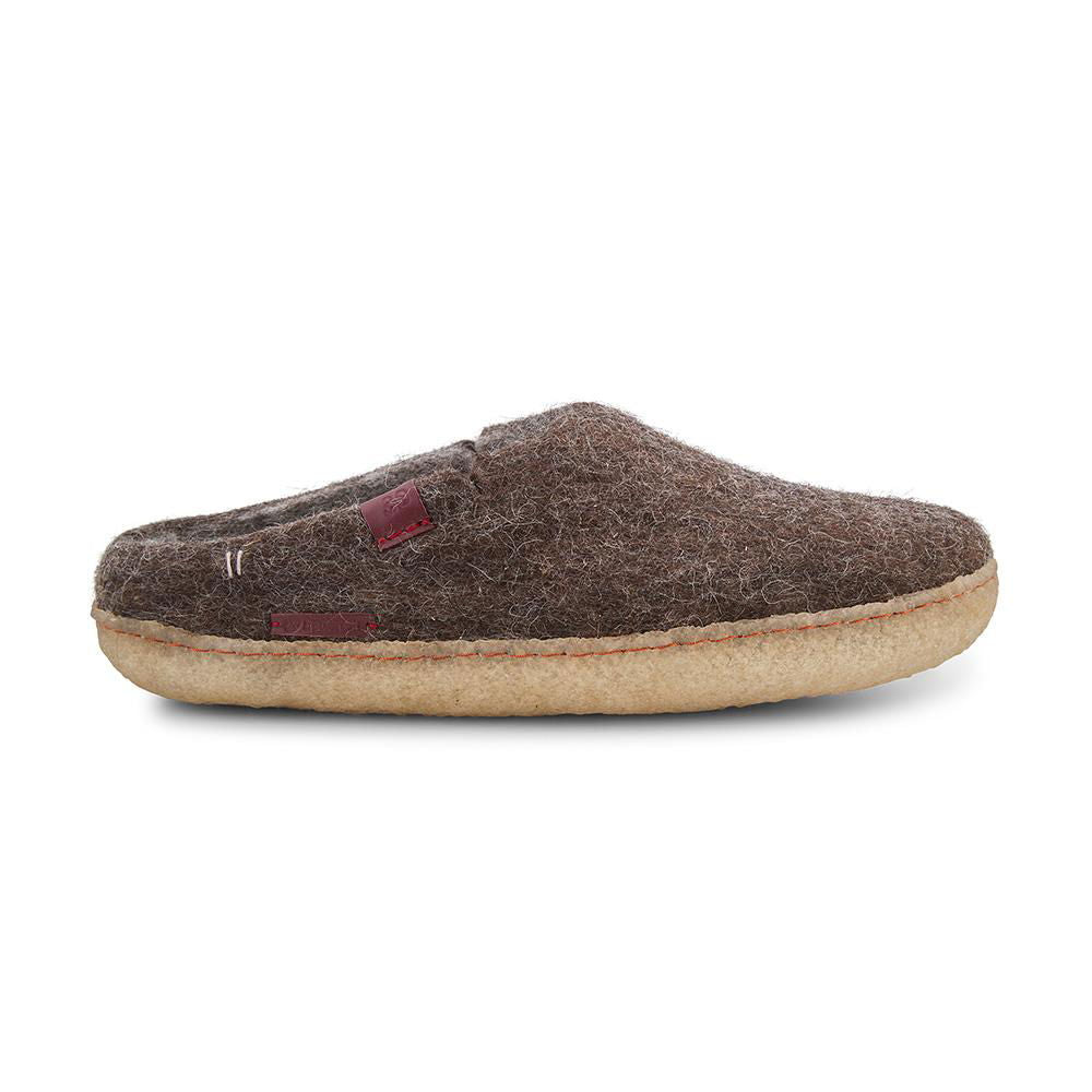 Classic Slipper - Brown with Rubber - Www.Shopthatapp.com