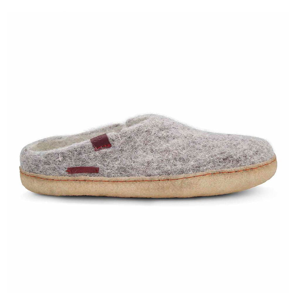 Classic Slipper - Grey with Rubber-Shoes-www.Shopthatapp.com-Betterfelt Canada