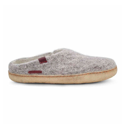 Classic Slipper - Grey with Rubber - Www.Shopthatapp.com